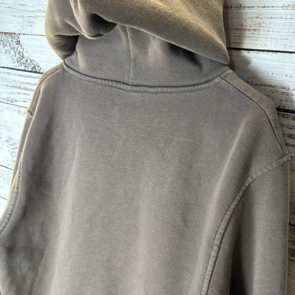 Oner Active Classic Oversized Hoodie in Deep Taupe - Size Medium - Picture 11 of 13